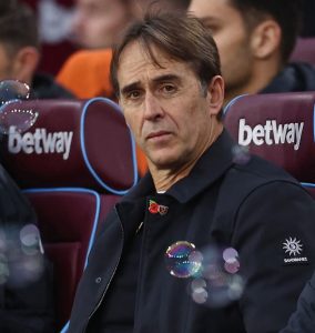 West Ham to discuss Julen Lopetegui’s future in meeting in days after dismal start to the season