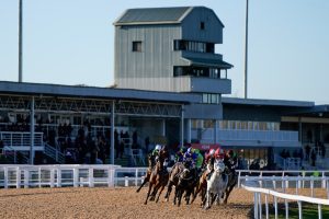 All racing ABANDONED at UK course that boasts all-weather track after it is buried under three inches of snow