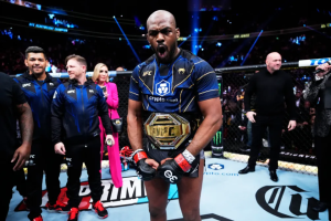 Watch Jon Jones complete incredible UFC 309 body transformation as MMA icon weighs in nearly a STONE lighter for Miocic