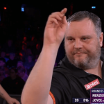 Darts star Fallon Sherrock’s boyfriend fumes and leaves stage covering his face after ‘hugely frustrating’ defeat