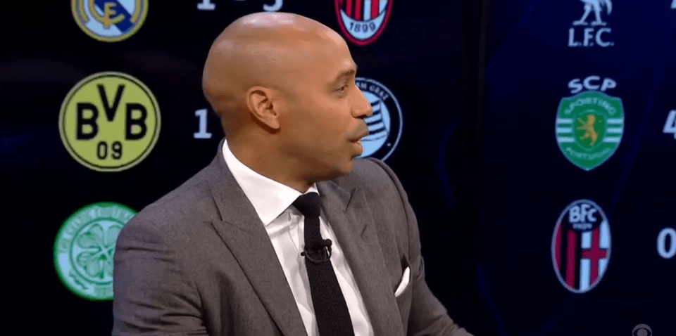 Kate Abdo left in disbelief as she hides face after Thierry Henry’s controversial comment live on CBS Sports