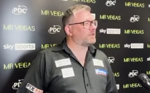 ‘Nothing to do with ability’ – James Wade aims dig at Sky Sports darts commentator Wayne Mardle after beating Humphries