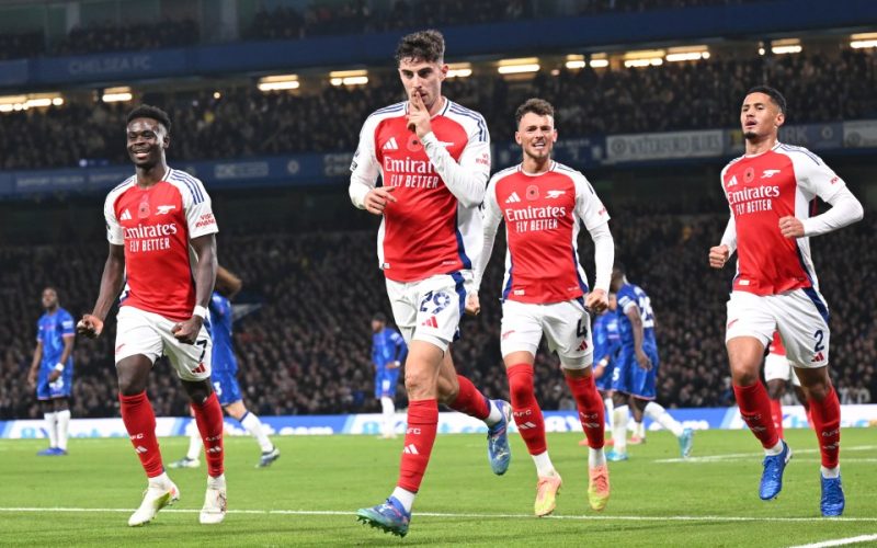 Kai Havertz gets instant karma as he SHUSHES Chelsea fans after scoring against former side but VAR ruins it immediately