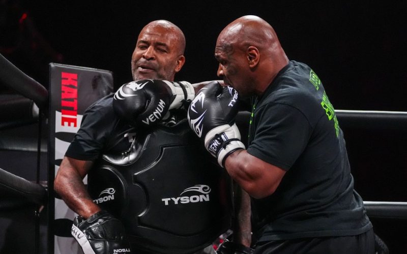 Mike Tyson nearly KOs his own trainer in open workout just days before Jake Paul fight… after making shock admission