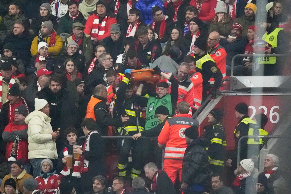 Bayern Munich fan dies after medical emergency in stands during Champions League win over Benfica