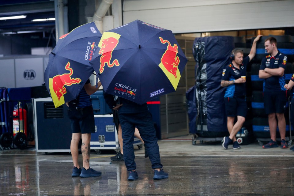 Formula 1 chaos as Brazilian GP qualifying POSTPONED due to heavy rain with drenched fans left waiting for hours