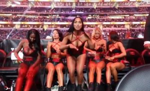 Stunning Jake Paul vs Mike Tyson ring girls oil up as they share behind-the-scenes video of Netflix fight