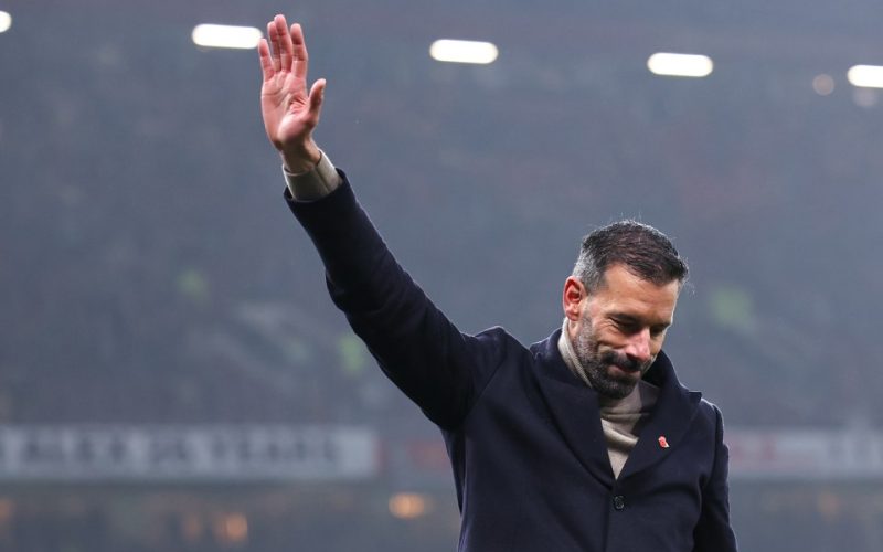 Man Utd 3 Leicester 0: Ruud van Nistelrooy signs off with a win as Bruno Fernandes marks 250th game with classy goal