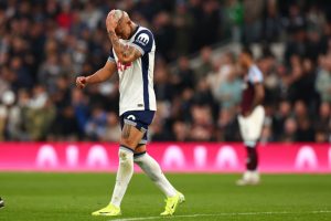 Tottenham suffer injury blow with Richarlison set to miss significant time after hurting himself assisting Solanke goal