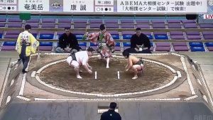 Watch crazy moment boy, 16, beats huge sumo wrestler more than twice his size in ‘David vs Goliath’ fight