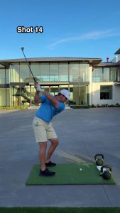 Watch incredible moment golfer Bryson DeChambeau nails hole-in-one over his £1.6million mansion