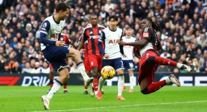 Tottenham 1 Fulham 1: Spurs blow lead to miss chance of closing gap on top four as Cairney sent off for horror challenge