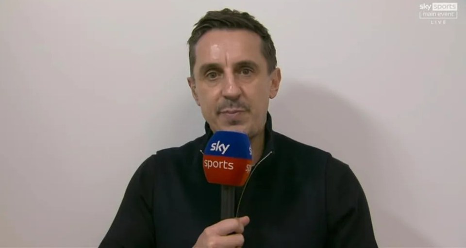 ‘Has Gary Neville been taken hostage?’ ask fans as they’re left baffled at Sky Sports coverage of Man Utd vs Newcastle