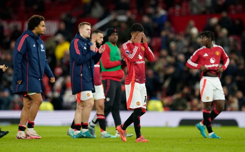 Man Utd are the WORST team in the country, says Gary Neville as ’embarrassed’ Amorim admits club are in relegation scrap