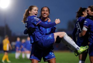 Sonia Bompastor praises ‘brave’ Chelsea display as WSL leaders extend winning run with defeat of Brighton