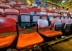 Dunfermline v Falkirk derby descends into chaos as seats damaged and fans arrested after ‘missiles aimed at players’