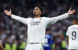 ‘Cold’ Jude Bellingham gestures at Getafe goalkeeper after taking Real Madrid penalty duties off Kylian Mbappe