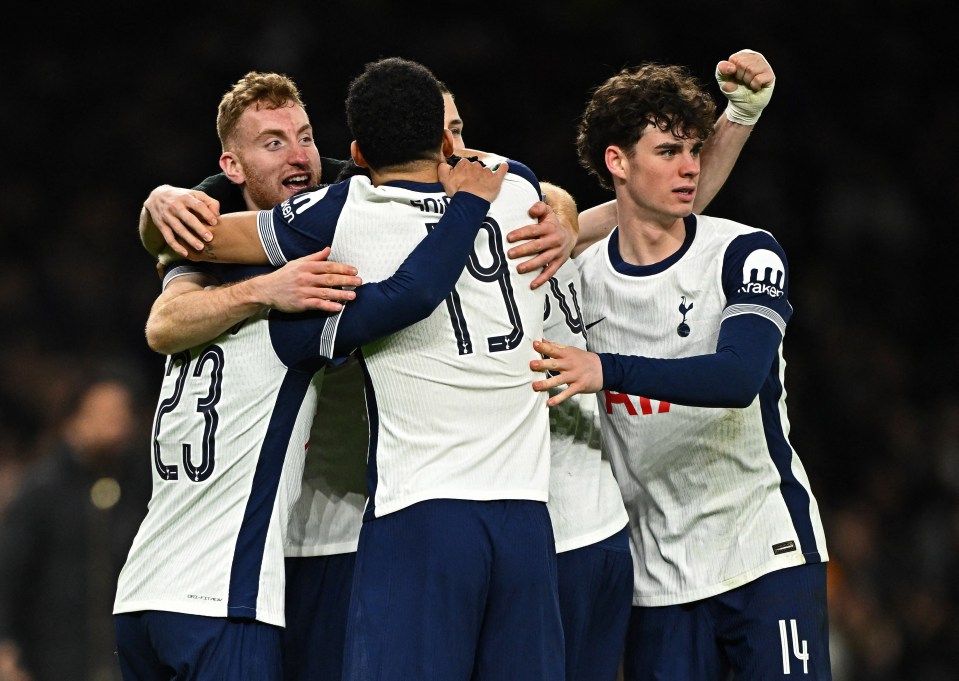 Tottenham 4 Man Utd 3: Spurs limp into Carabao Cup semi-final after Son scores from corner and Forster howlers