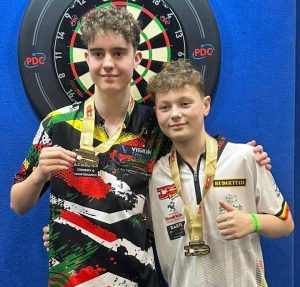 Meet the 13-year-old darts wonderkid who’s competing for world title at Ally Pally and has been watched by Luke Littler