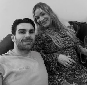 Inside Laura Woods’ romantic Christmas with Love Island star fiancee Adam Collard as he kisses her growing baby bump