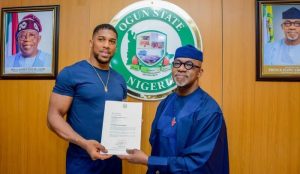 Governor Abiodun to build Anthony Joshua indoor boxing arena in Abeokuta