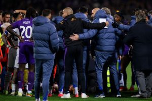 Edoardo Bove’s mum ‘fainted in the stands’ after his terrifying collapse on pitch for Fiorentina as health update issued