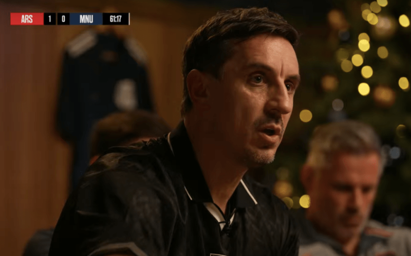 Gary Neville calls Arsenal staff member ‘most annoying bloke in football’ – but Carragher says he’s worth £25,000-a-week