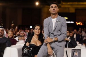 Cristiano Ronaldo’s slip of the tongue at Globe Soccer Awards sparks questions about Georgina Rodriguez relationship