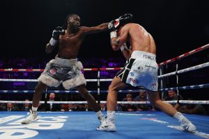 Denzel Bentley dethrones champ Brad Pauls and leaves him with horror eye injury in boxing masterclass