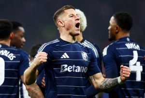 RB Leipzig 2 Aston Villa 3: Barkley’s deflected strike gives Villans huge Champions League automatic qualifying boost