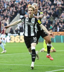 Newcastle 3 Aston Villa 0: Toon breeze past ten-man Villa to seal huge win in battle for Champions League spot