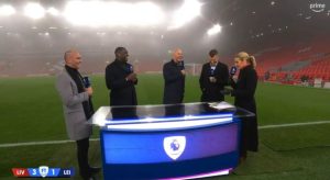 ‘I take a hint’ – ‘New MOTD host’ Gabby Logan’s live TV interview with Liverpool boss Arne Slot ends awkwardly