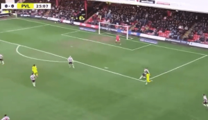 Bizarre moment SEAGULL helps EFL club with ‘great flick on’ after being hit by ball in League Two clash