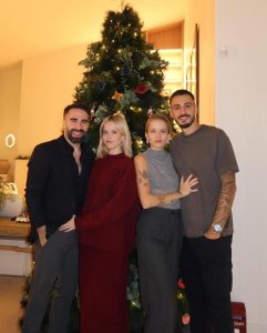 Real Madrid cult heroes reunite and spend Christmas together thanks to stunning twin sister Wags