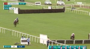 Watch unbelievable finish to Newbury race cost punters thousands on 1-100 in-running good thing