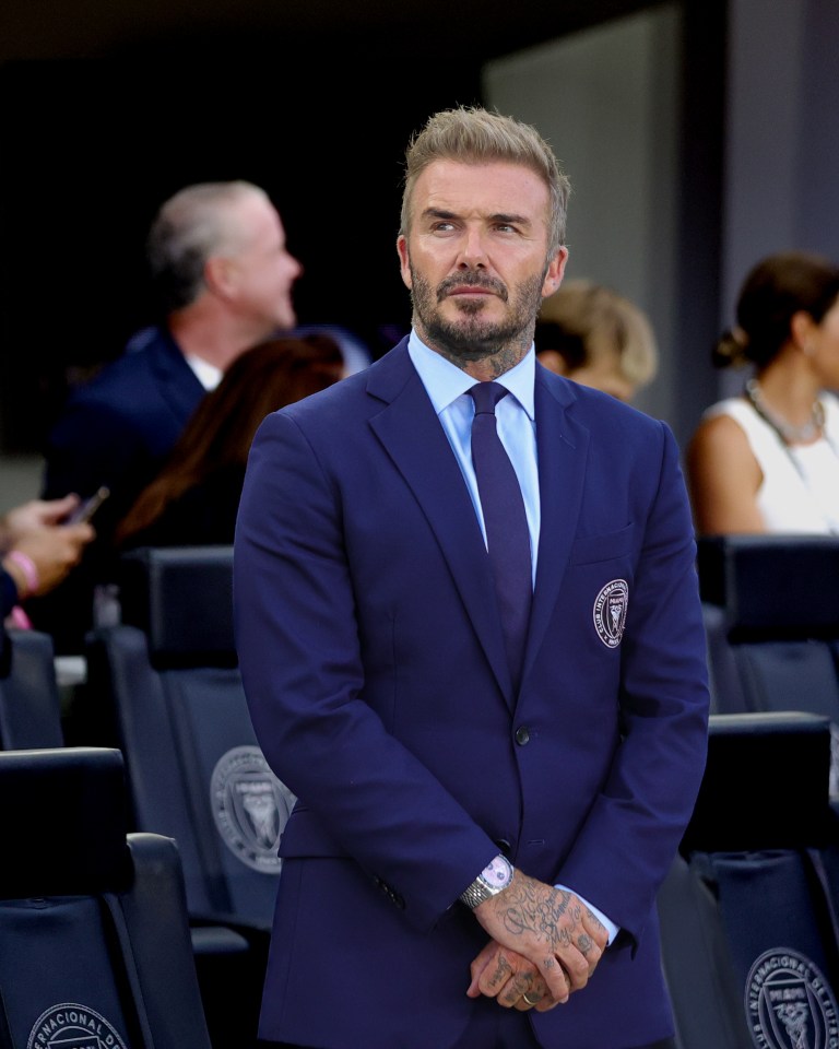 David Beckham shows true colours with savage reply to Arsenal fan son Romeo ahead of Man Utd clash