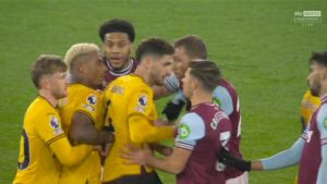 Huge brawl erupts after West Ham beat Wolves with Bowen thrown to ground as tensions boil over following El Sackico