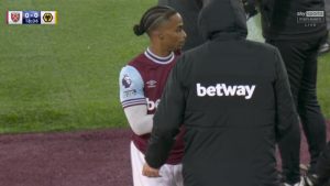 West Ham star forced to make major wardrobe change mid-match after breaking little-known kit rule