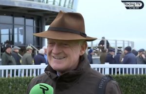 Willie Mullins can’t stop smiling after unleashing ‘absolute beast’ of a horse who cost £150,000 on debut