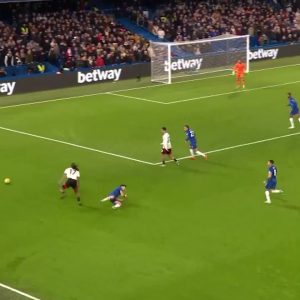 Awkward moment Fulham commentator ‘dangerously close’ to calling Chelsea star Pedro Neto ‘a very bad word’