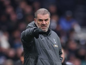 Tottenham boss Ange Postecoglou drops huge hint he’s close to signing new striker as talks continue for PSG ace