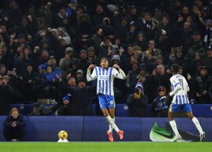 Brighton 1 Arsenal 1: Gunners suffer major blow in Premier League title race after William Saliba gives away penalty