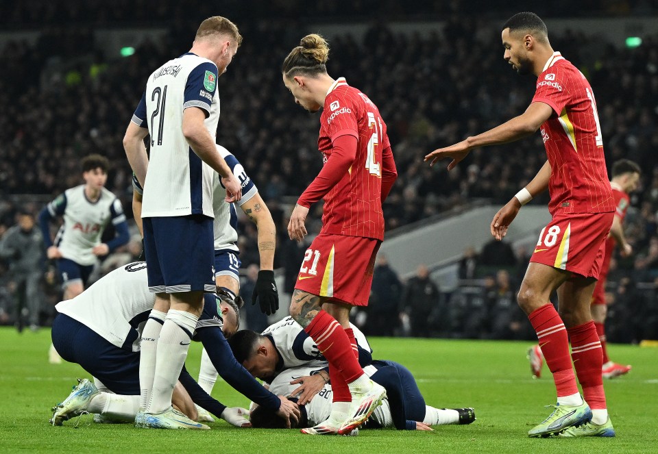 Rodrigo Bentancur won’t be allowed back at Tottenham training ground until medical green light after collapsing on pitch