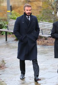 David Beckham and Man Utd squad arrive for Kath Phipps’ funeral as they pay respects to beloved receptionist