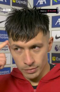 Man Utd fans say ‘I will never hate this man’ as Lisandro Martinez’s interview after Liverpool draw goes viral