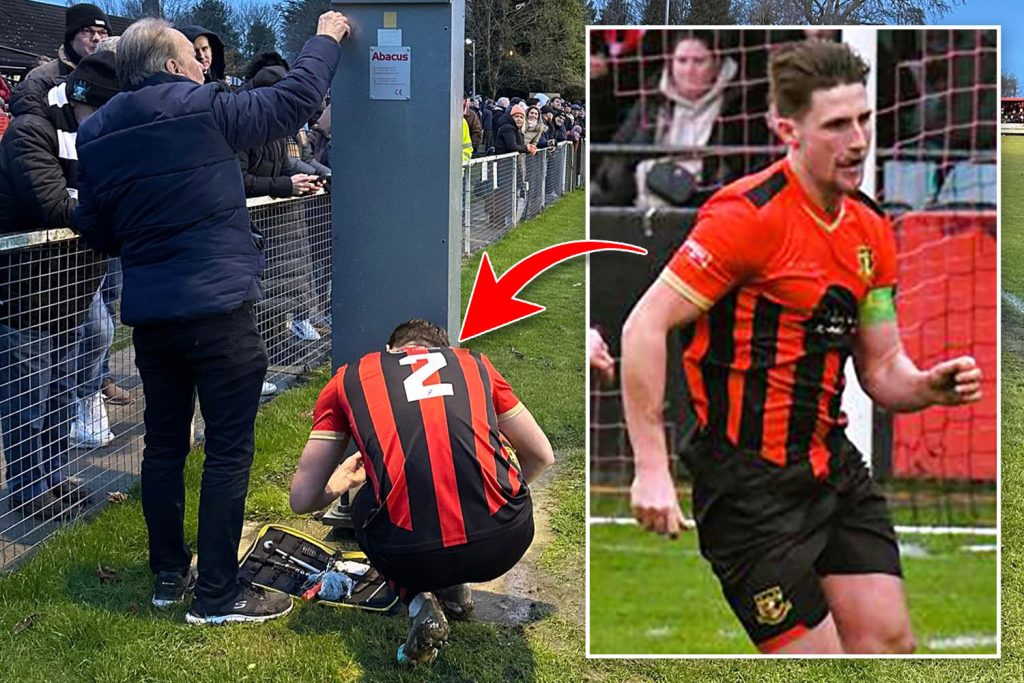 Footballer saves side’s fairytale cup run by fixing broken floodlight – then gets brutally trolled by away fans