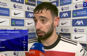 ‘Tears in my eyes’ – Bruno Fernandes’ post-match interview shows Man Utd star’s true colours after Liverpool draw