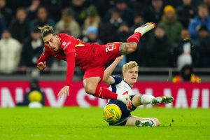 ‘The ref made a mistake’ – Virgil van Dijk furious at Bergvall’s winner moments after Spurs star should have seen red