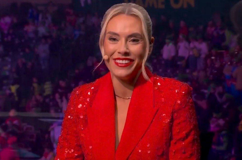 Emma Paton stuns in bold red outfit for PDC darts final as fans crown her ‘player of the tournament’