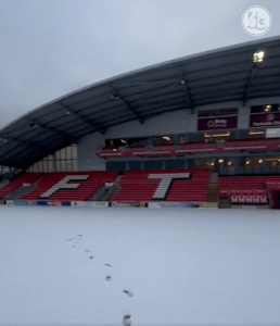 Two games OFF as heavy snow storms and sub-zero temperatures hit football fixtures with freezing rain to come